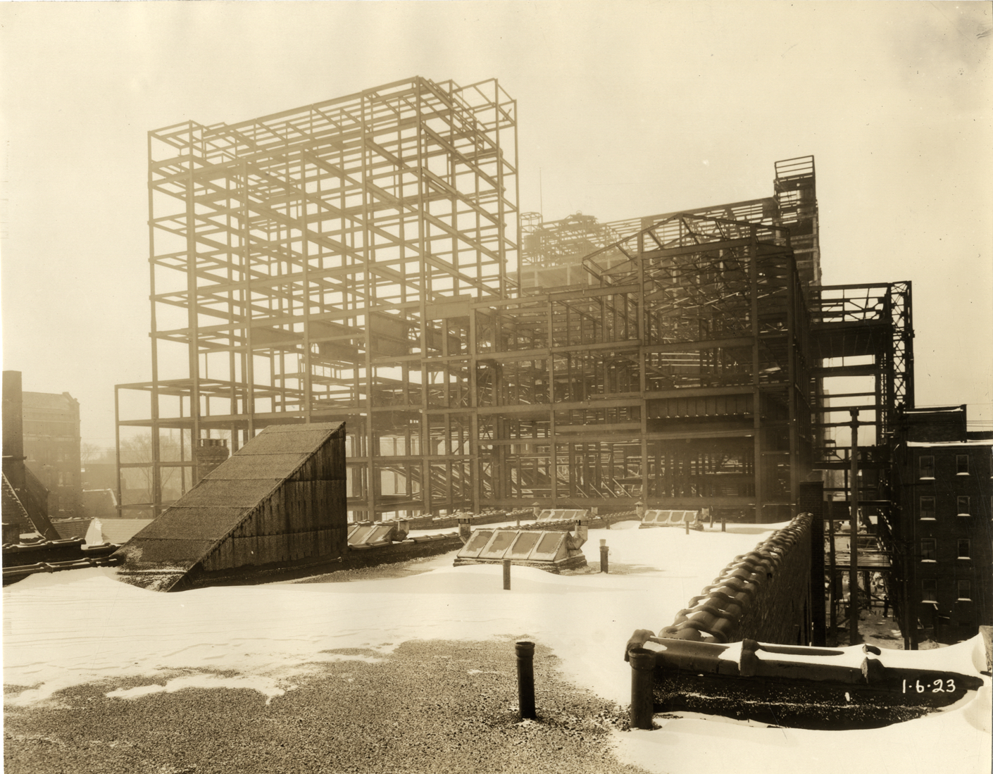 Masonic Temple under construction