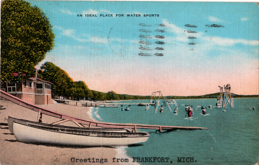 Beach, Frankfort, Michigan