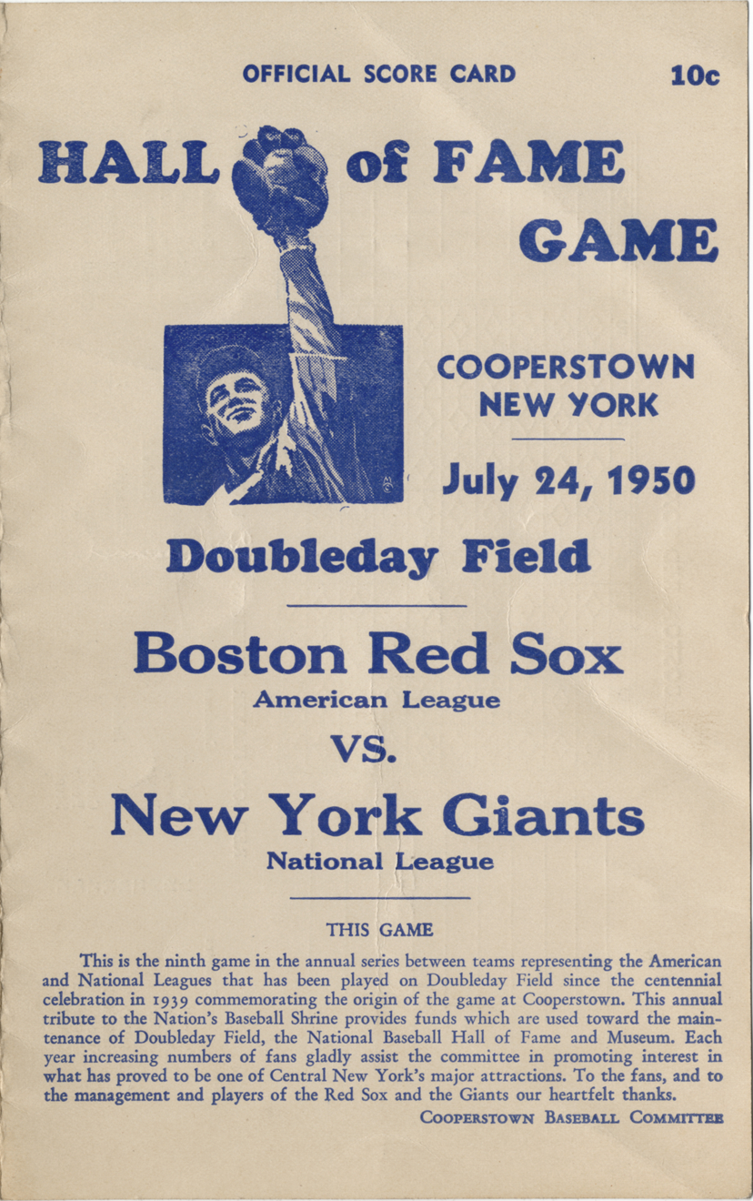 1950 Hall of Fame Game