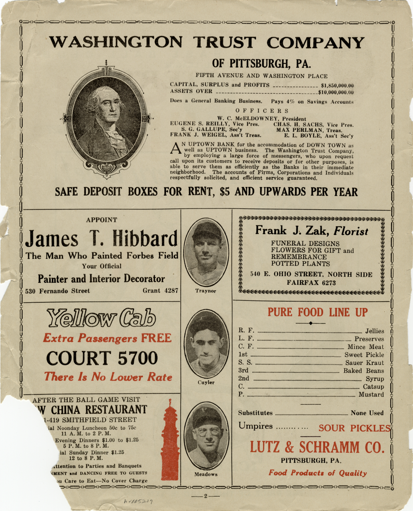 1927-28 Pittsburgh Pirates