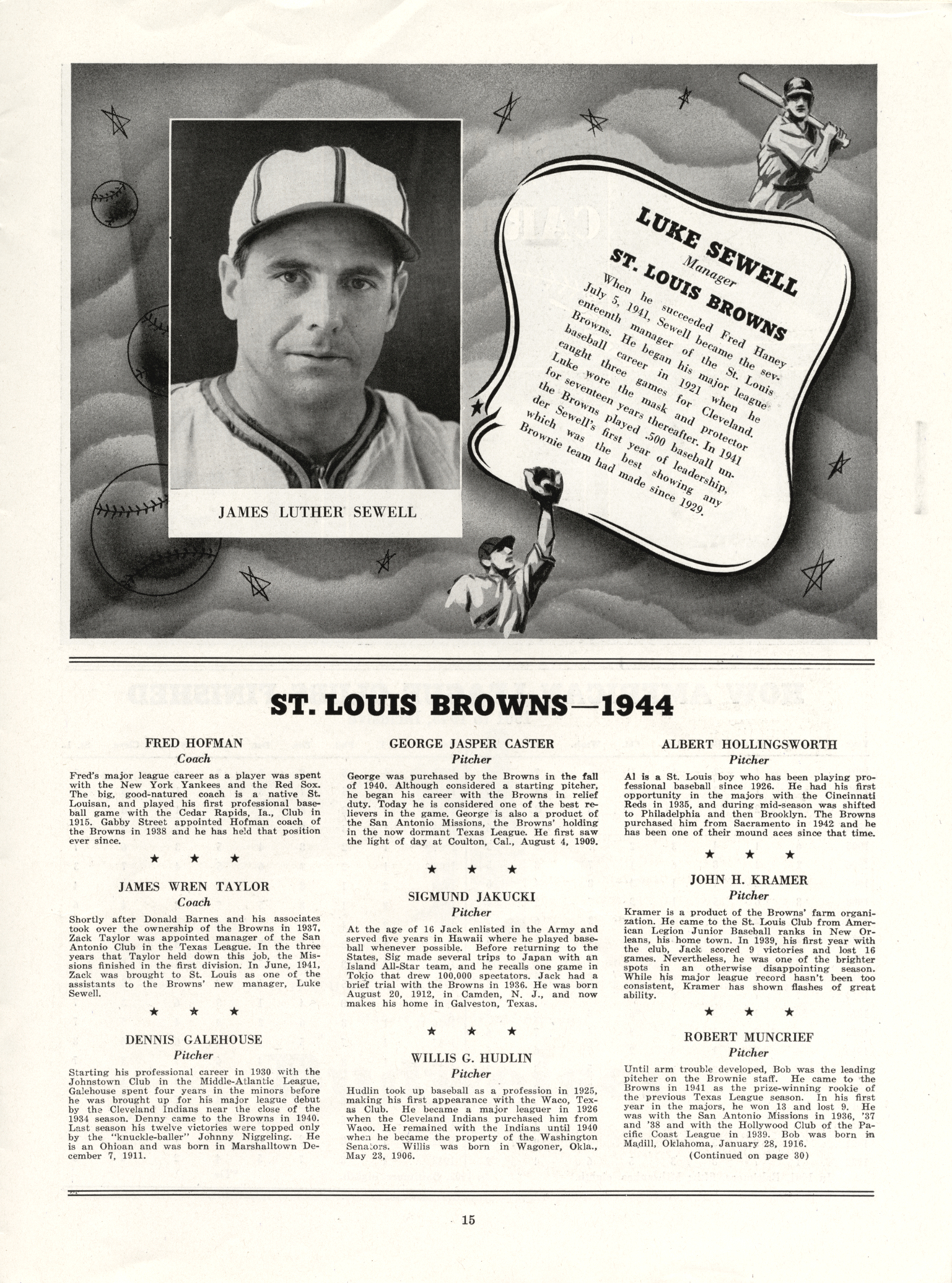 Lot Detail - 1944 World Series St Louis Browns/ St Louis Cardinals Official  Program