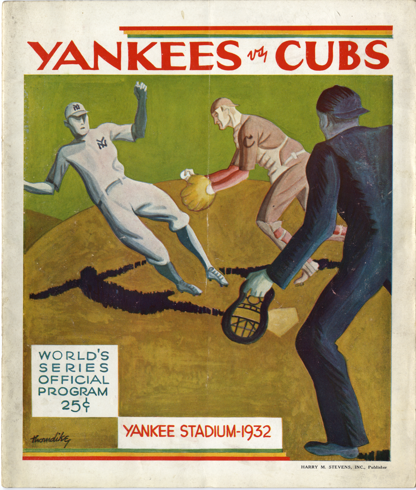 1932 World Series Poster - Yankees vs. Cubs