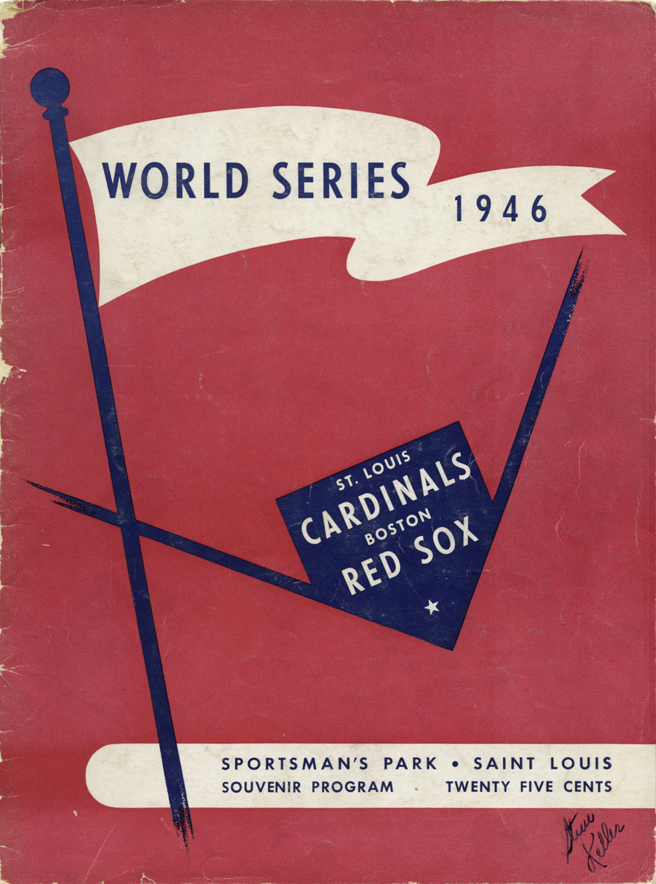 St Louis Cardinals 1953 Program Poster #1, Vintage Memorabilia, Unique Gift