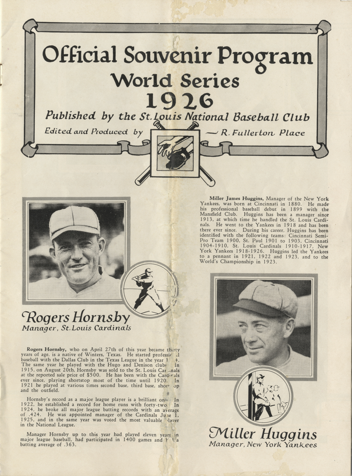 1926 world series