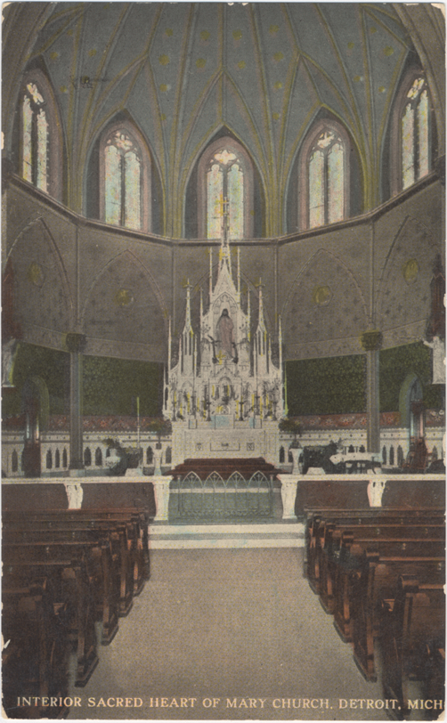 Interior of Sacred Heart of Mary Church