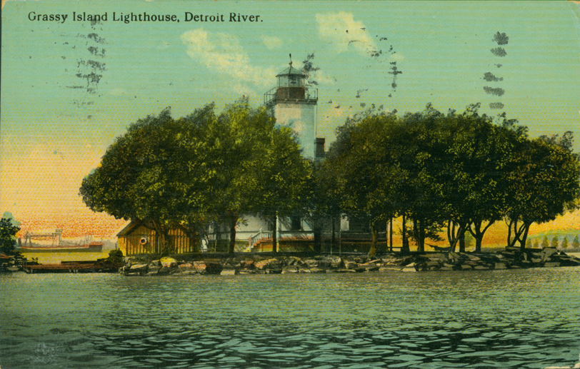 Grassy Island lighthouse, Detroit River