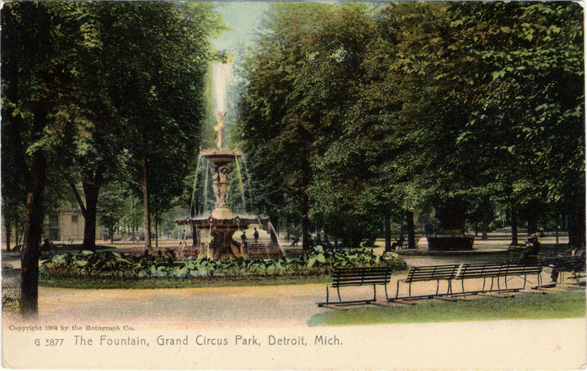 Fountain at Grand Circus Park