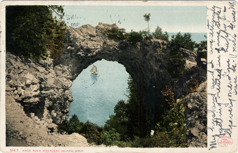 Arch rock on Mackinac Island