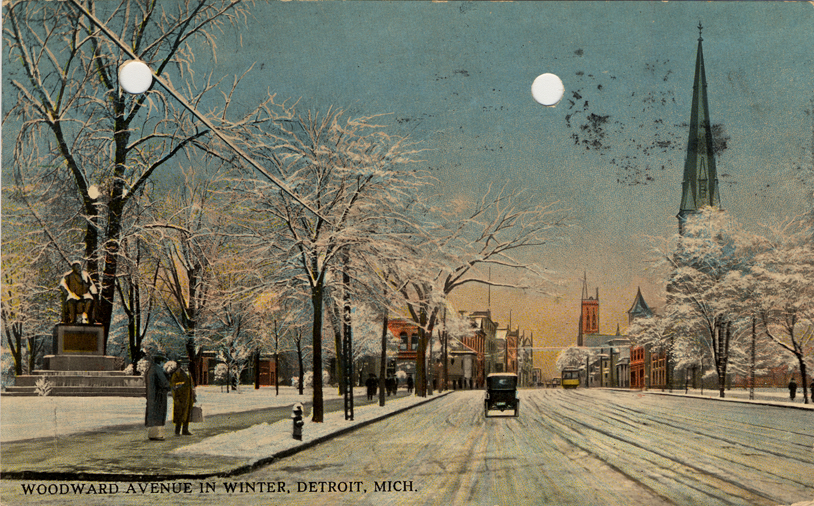 Woodward Avenue in winter
