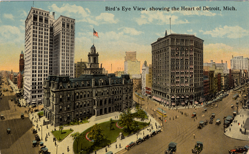 Bird's-eye view of Campus Martius