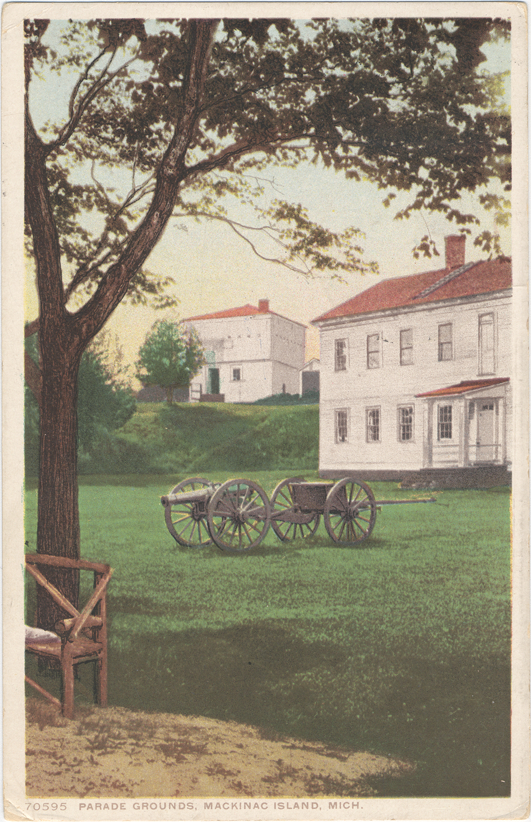 Parade grounds on Mackinac Island