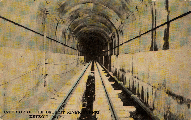 Interior of Detroit River Tunnel