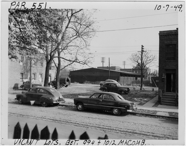 Vacant lots between 994 and 1012 Macomb