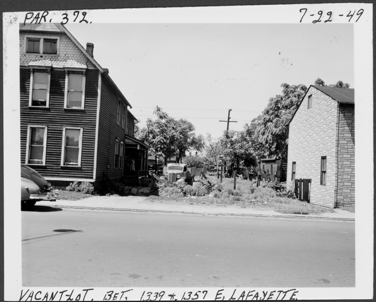 Vacant lot between 1339 and 1357 E. Lafayette
