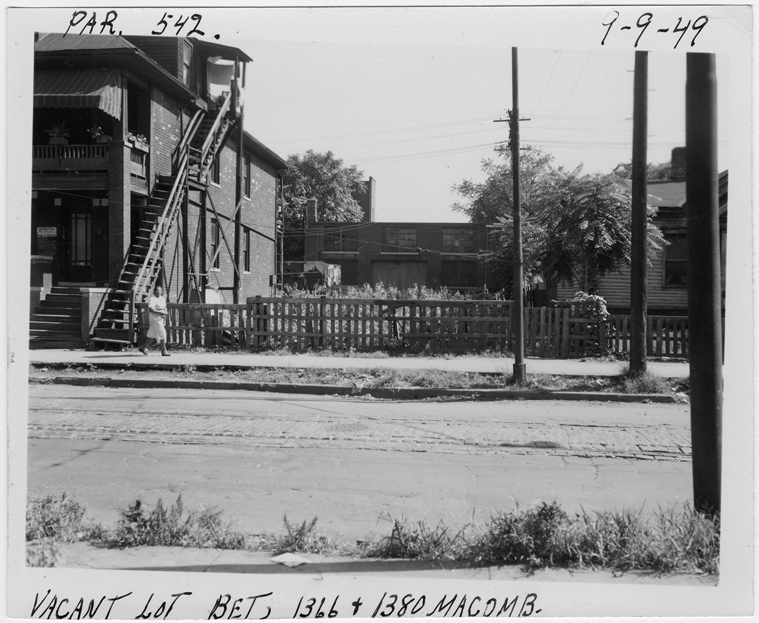 Vacant lot between 1366 and 1380 Macomb