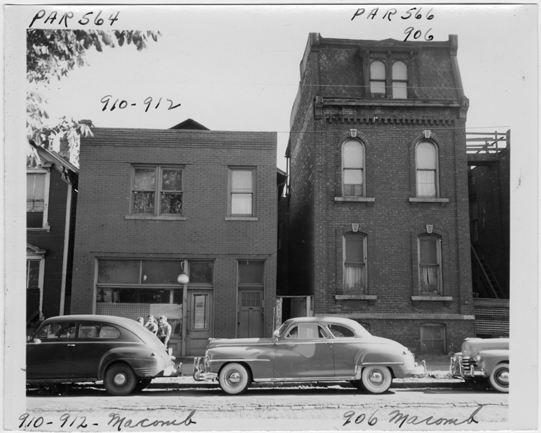 Buildings at 910, 912 and 906 Macomb