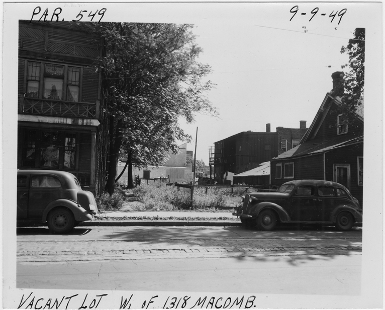 Vacant lot west of 1318 Macomb