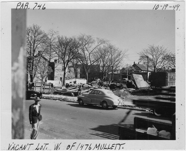 Vacant lot west of 1476 Mullett