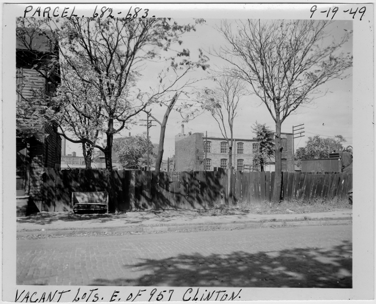 Vacant lots east of 957 Clinton