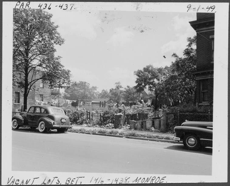 Vacant lots between 1416 and 1438 Monroe