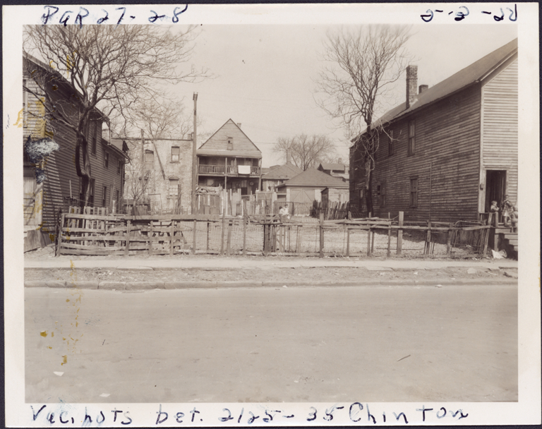 Vacant lots between 2125 and 2135 Clinton
