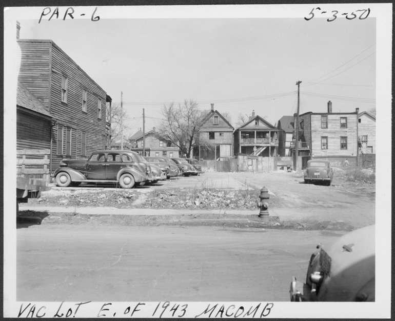 Vacant lot east of 1943 Macomb