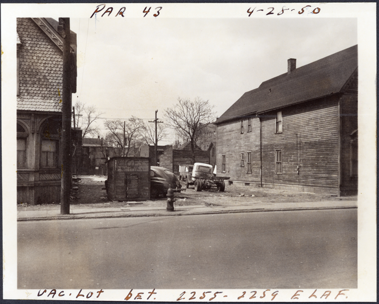 Vacant lot between 2255 and 2259 E. Lafayette