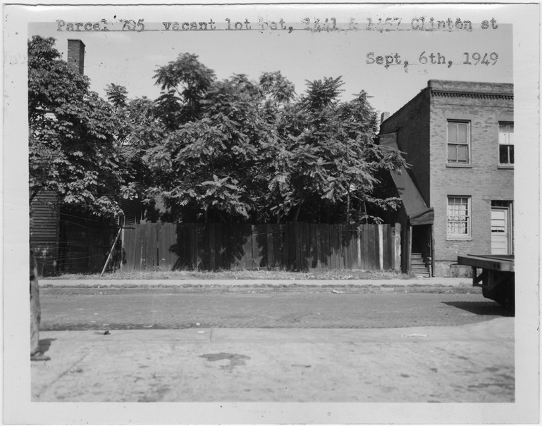 Vacant lot between 1441 and 1457 Clinton