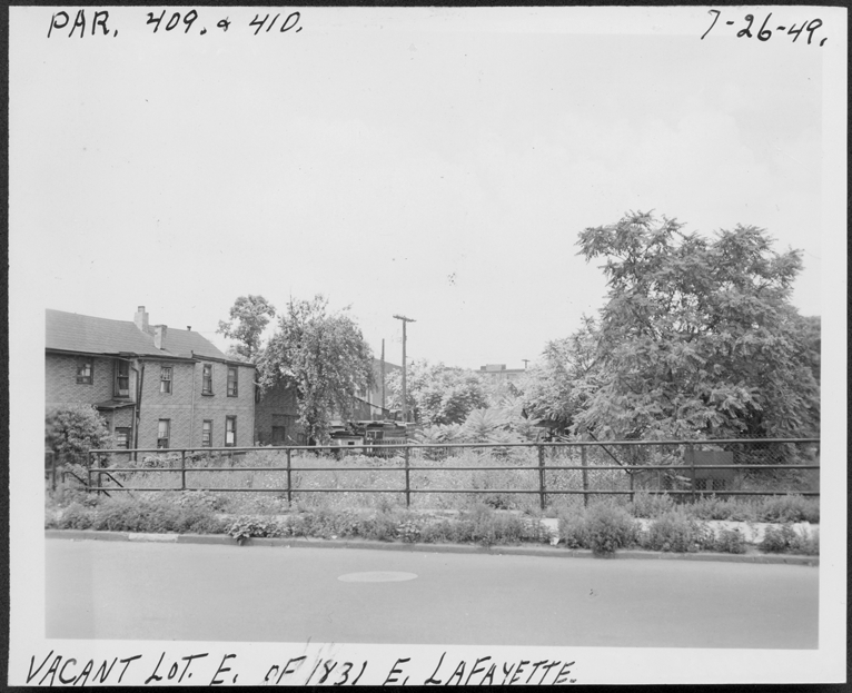 Vacant lot east of 1831 E. Lafayette