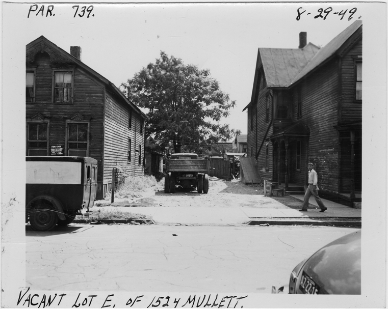 Vacant lot east of 1524 Mullett