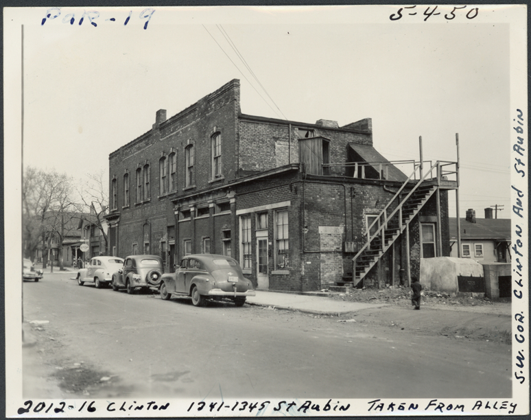 Building at 2012-2016 Clinton and 1341-1345 St. Aubin