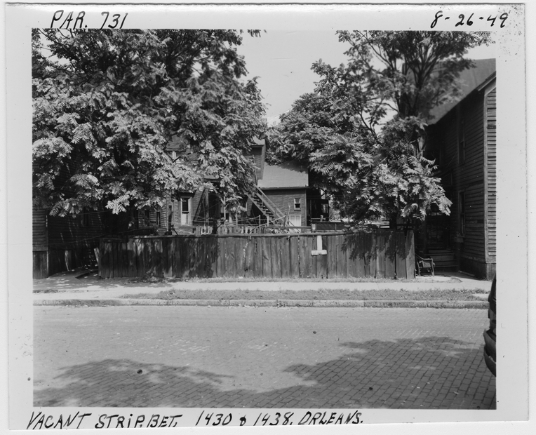 Vacant lot between 1430 and 1438 Orleans