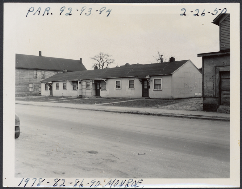Row houses at 1978-1982-1986-1990 Monroe