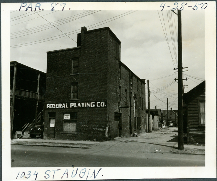 Factory building at 1034 St. Aubin