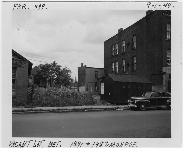 Vacant lot between 1491 and 1487 Monroe