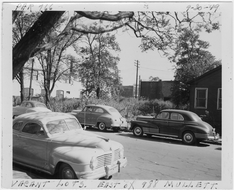 Vacant lots east of 988 Mullett