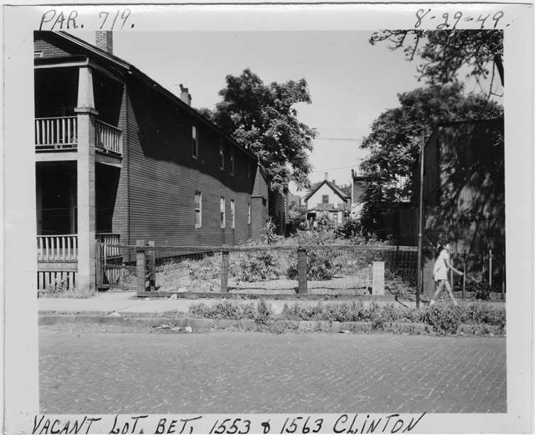 Vacant lot between 1553 and 1563 Clinton