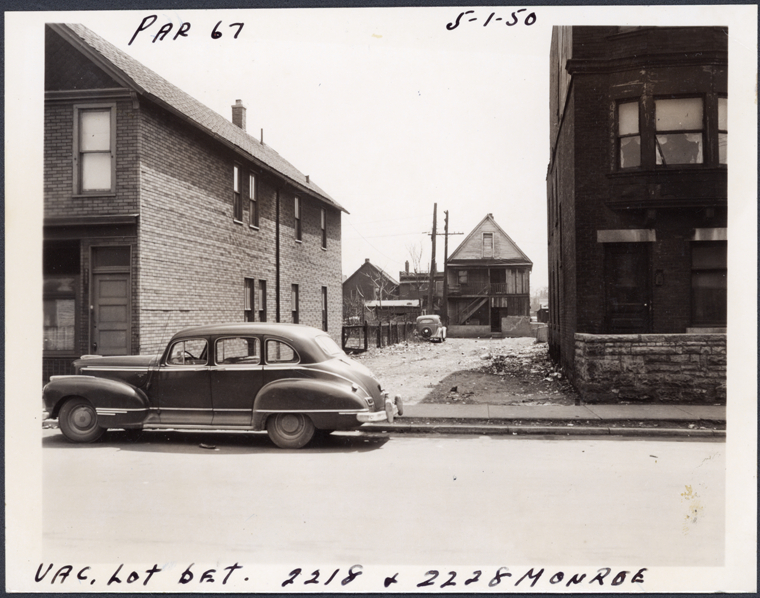 Vacant lot between 2218 and 2228 Monroe