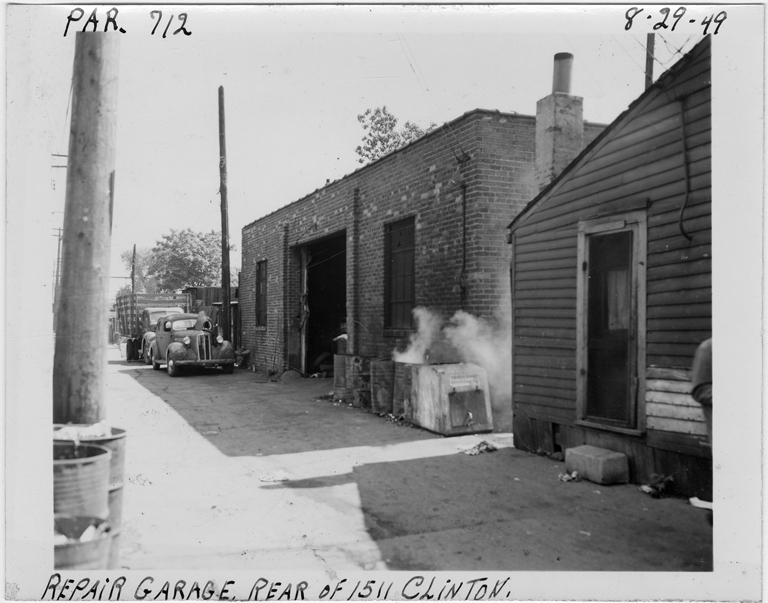 Automobile repair shop at 1511 Clinton