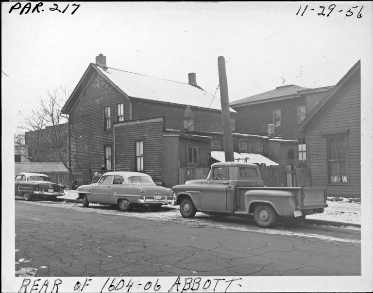 House at rear of 1604-1606 Abbott