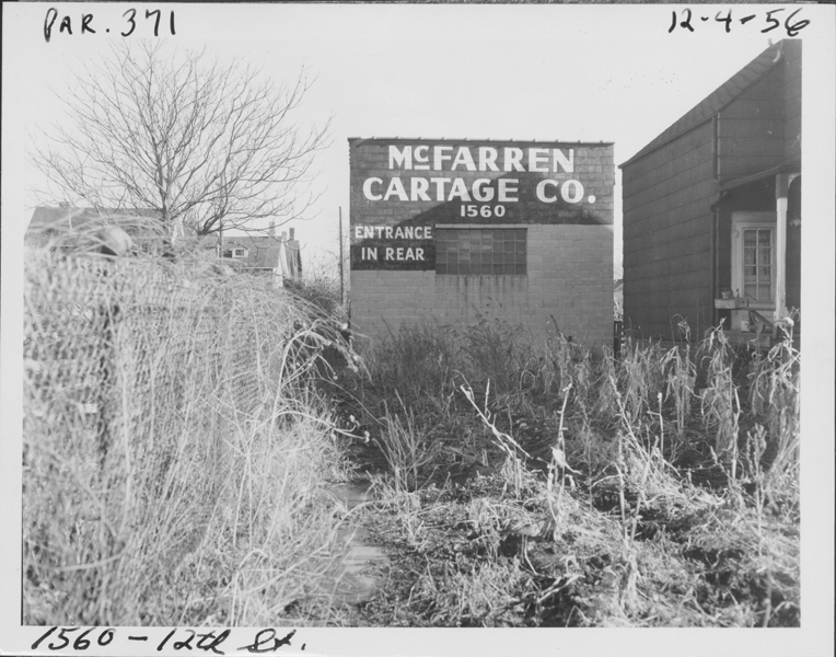 McFarren Cartage Co. at 1560 12th Street