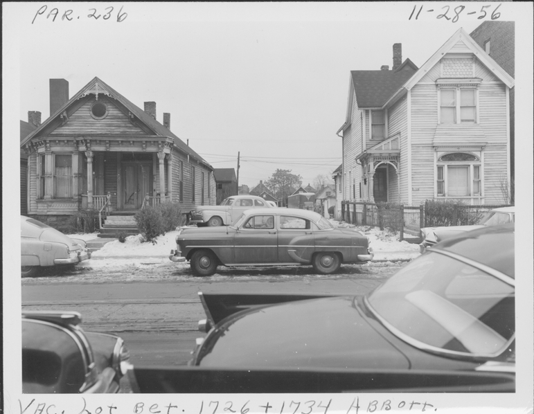 Vacant lot between 1726 and 1734 Abbott