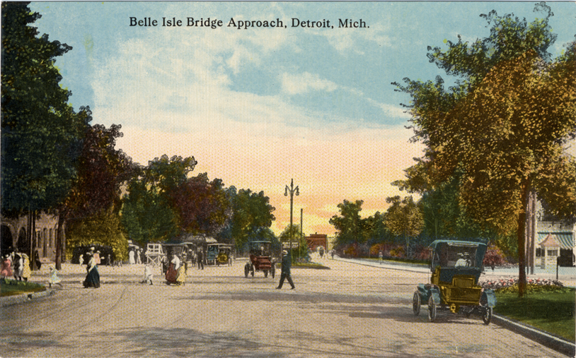 Approach to Belle Isle bridge
