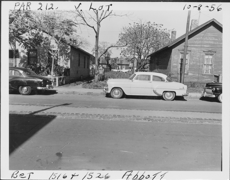 Vacant lot between 1516 and 1526 Abbott