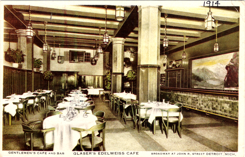 Gentlemen's cafe and bar at Glaser's Edelweiss Cafe