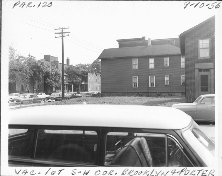 Vacant lot on southwest corner of Brooklyn and Porter