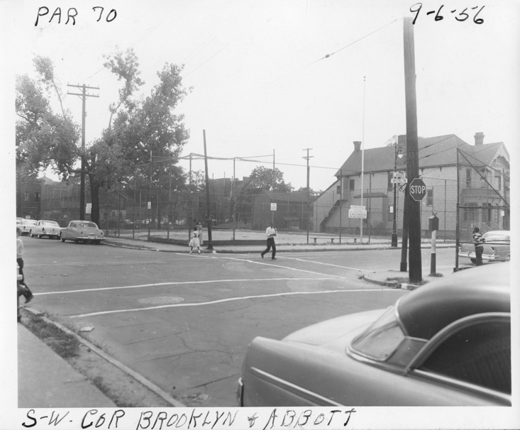 Playground at the southwest corner of Brooklyn and Abbott
