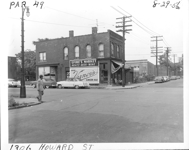Commercial building at 1306 Howard