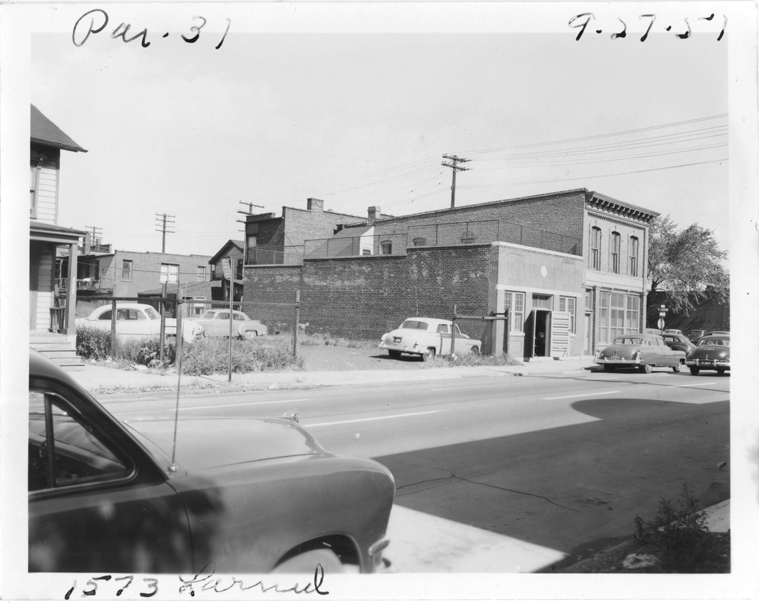 Commercial buildings at 1573 E. Larned