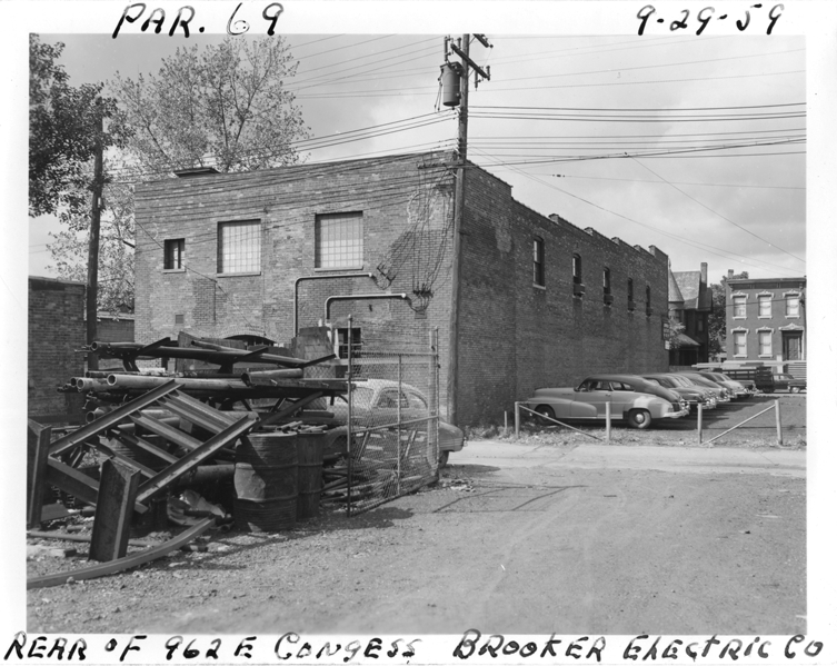 Brooker Electric Co. building at 962 E. Congress